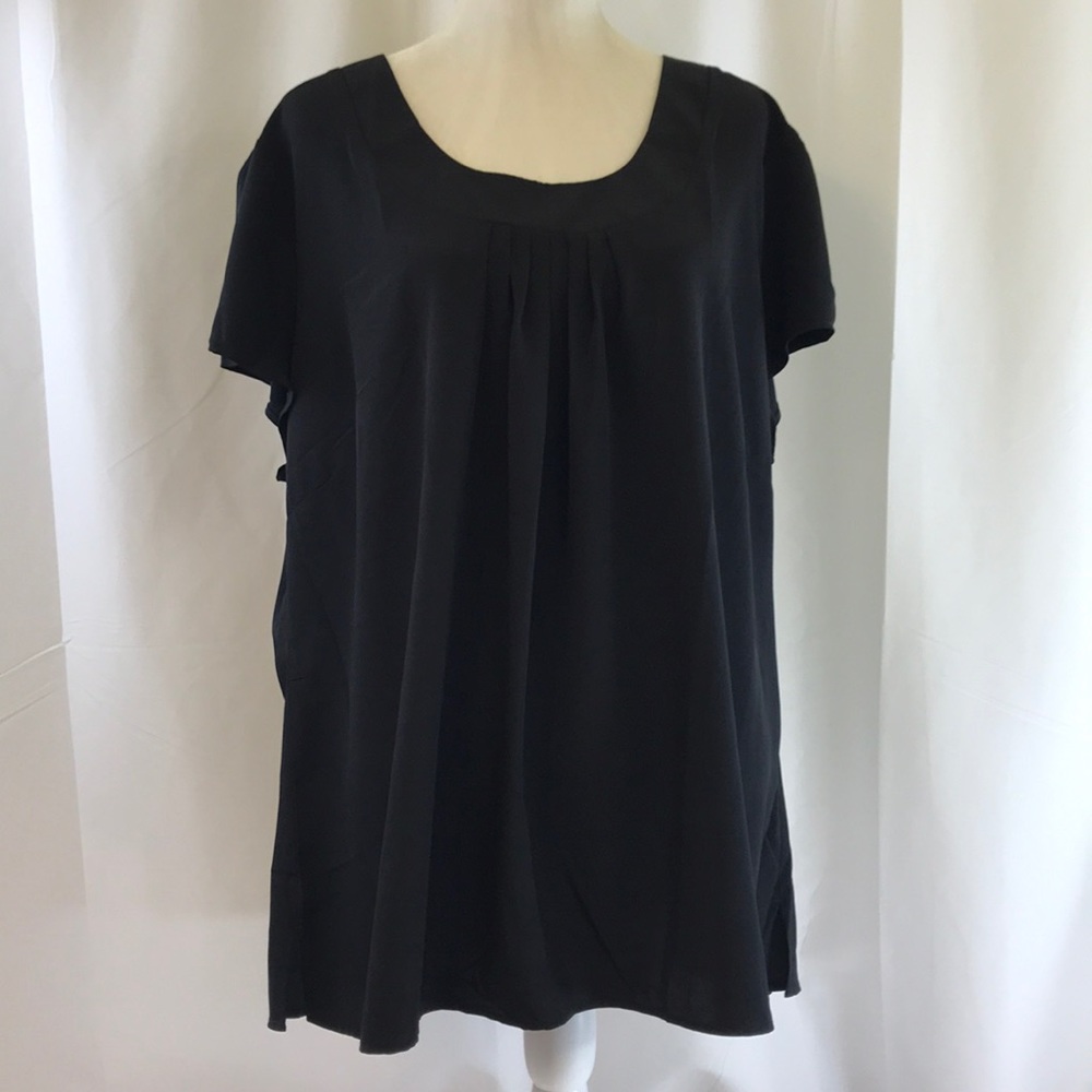 Lands’ End Scoop Neck Pullover Blouse 22W